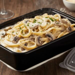 Mushroom Fettuccine Alfredo